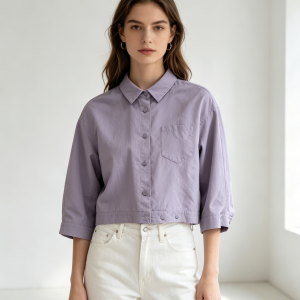 Muse Casey Sea Urchin Purple Blouse Classic
