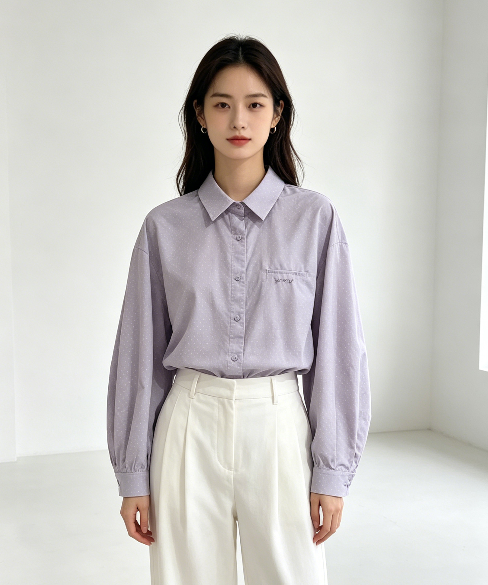 Muse Casey Sea Urchin Purple Blouse Signature - Image 2