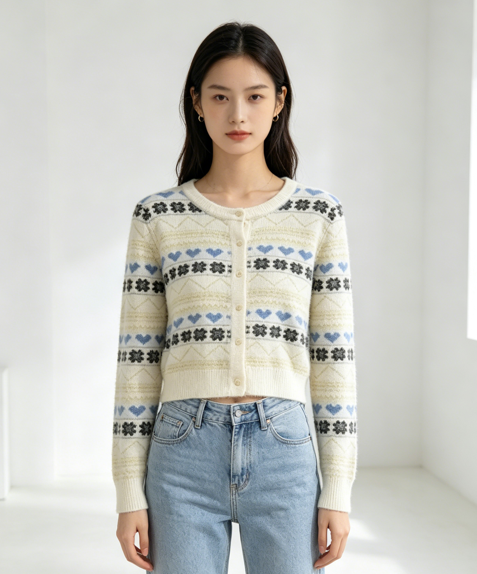 Muse Casey Baked Beige Knit Sweater