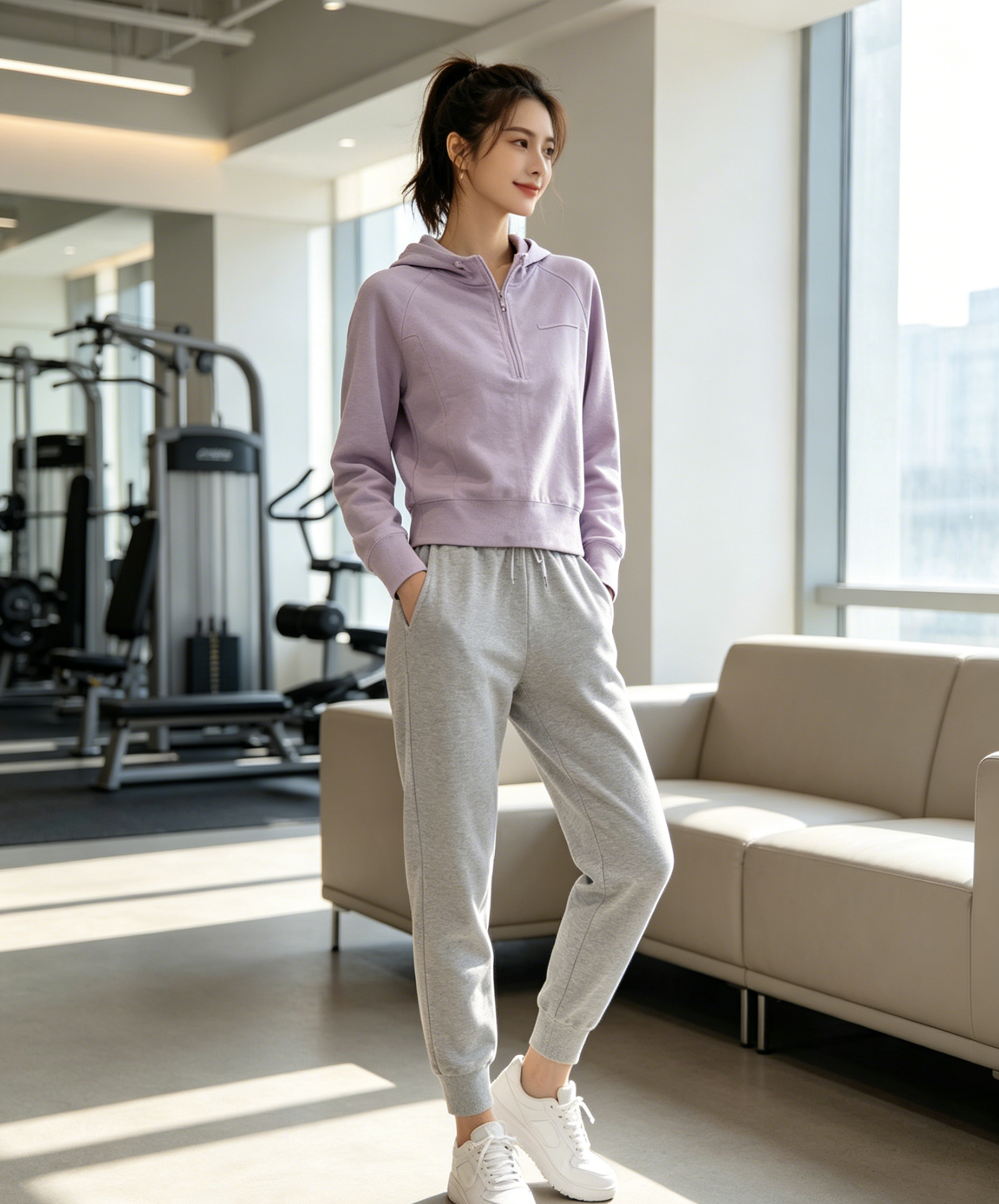 Muse Casey Sea Urchin Purple Knit Sweater - Image 2