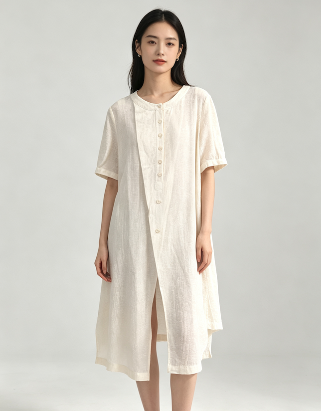 Muse Casey Off-White Blouse Classic - Image 2